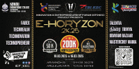 IEF's E-HORYZON 2025 Techno-Managerial Fest Poster